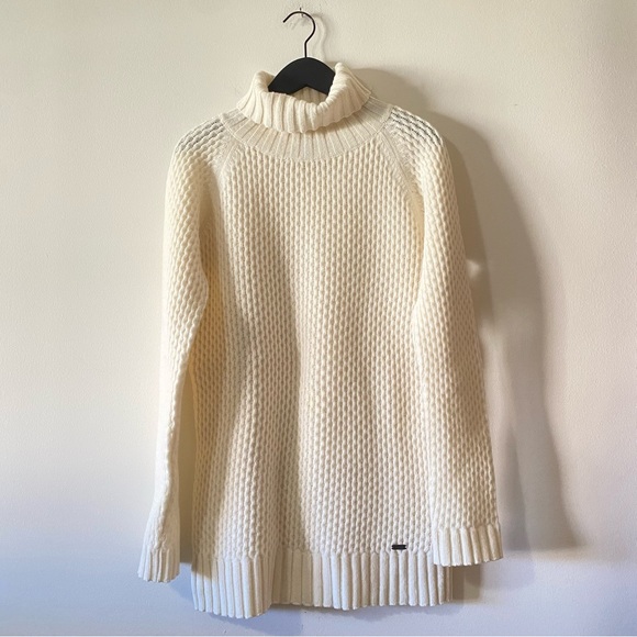 Barbour Wool Turtleneck Tunic Sweater - Picture 1 of 5